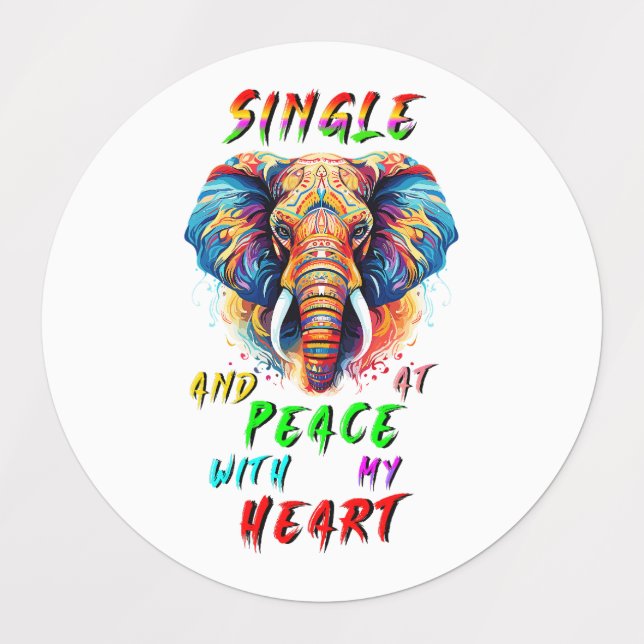 Single And At Peace With My Heart (Design 3)