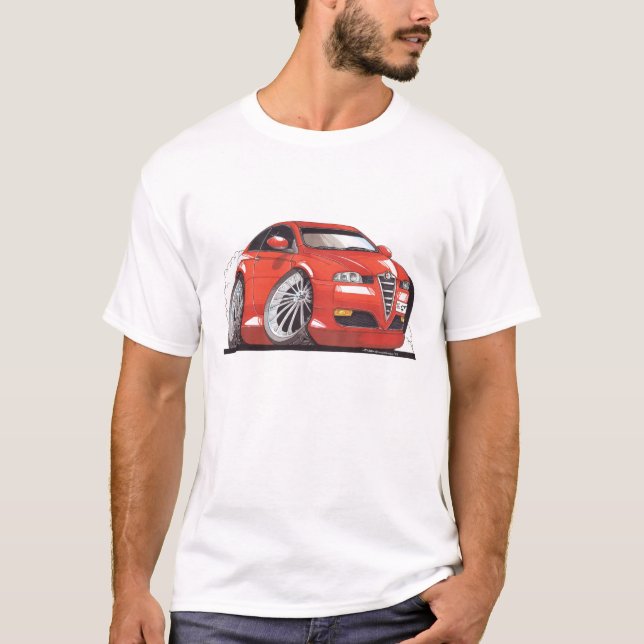Single and original Alfa Romeo GT T-shirt design (Front)
