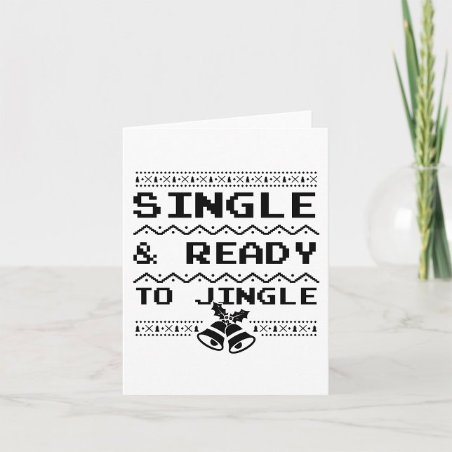 Single And Ready To Jingle Card (Creator Uploaded)