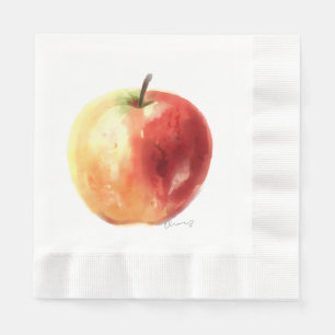Single Apple Design Napkins