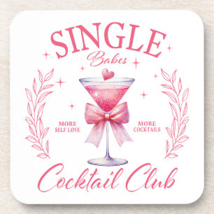 Single Babe Cocktail Club Coaster Set
