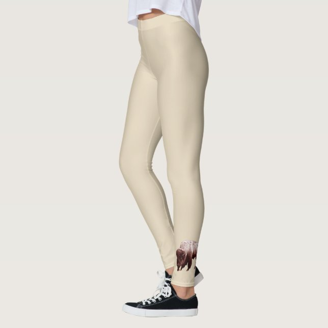 Single Beige Buffalo Leggings (Left)