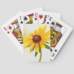Single Black-Eyed Susan Playing Cards