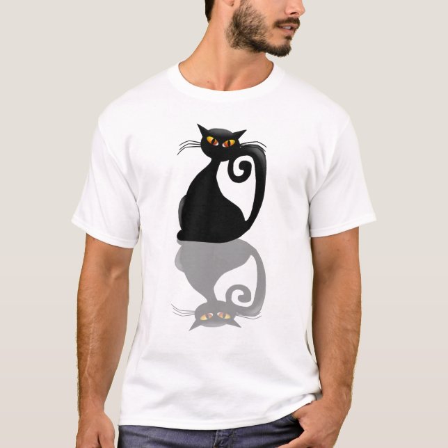 Single Black Kitty Shirt (Front)