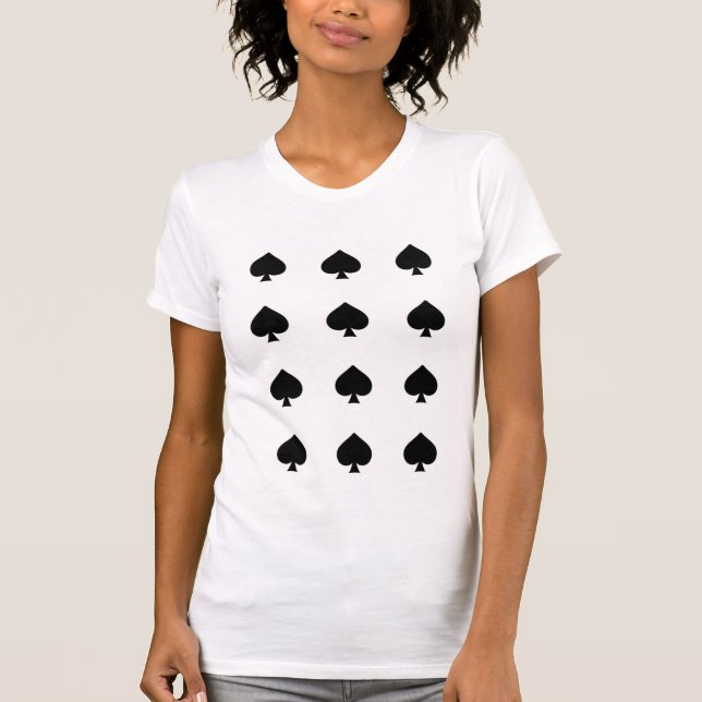 Single black spades Thunder_Cove T-Shirt (Front)