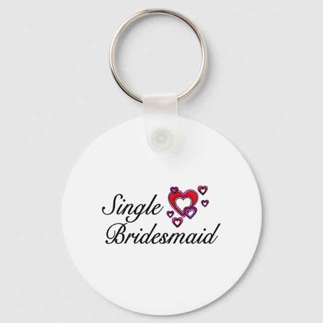 Single Bridesmaid Keychain (Front)