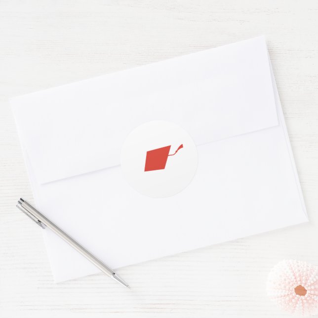 Single Cap Toss Graduation Envelope Seal (Envelope)