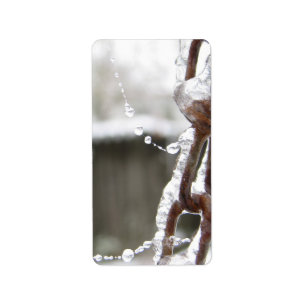 Single Chain and Pearls Label