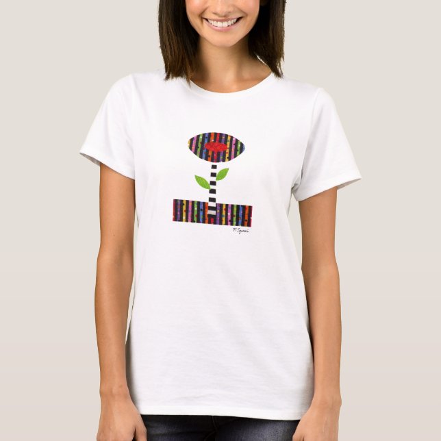single confetti flower T-Shirt (Front)