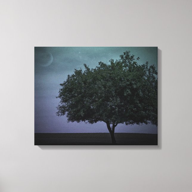 Single Country Tree Canvas Print (Front)