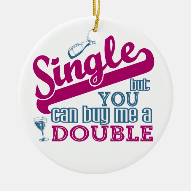 SINGLE custom ornament (Front)