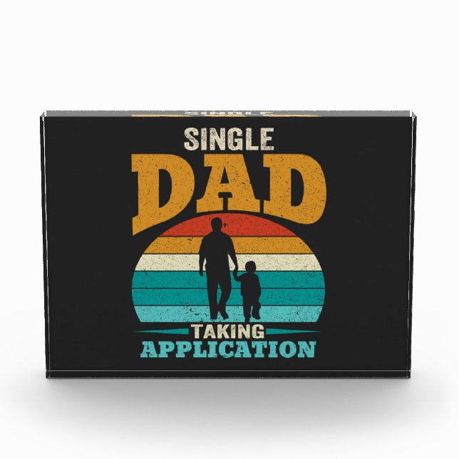 Single Dad Taking Application Photo Block (Front)