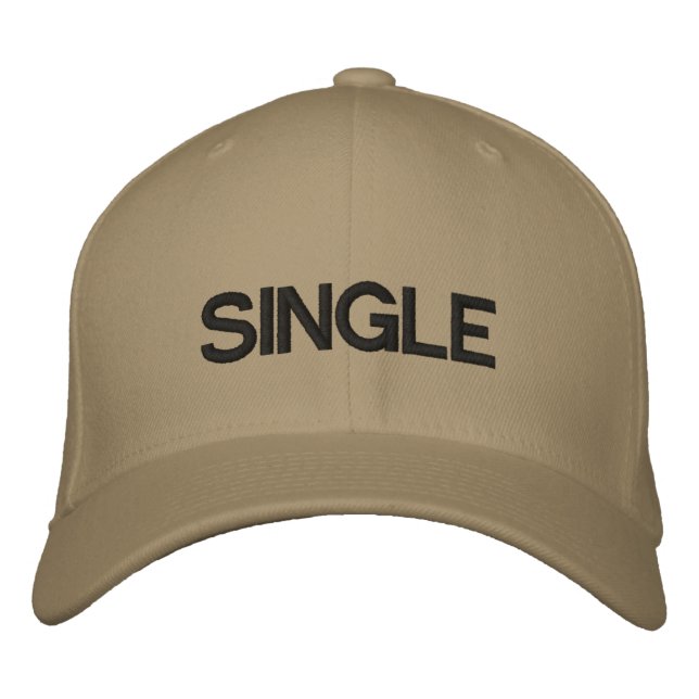 SINGLE EMBROIDERED HAT (Front)
