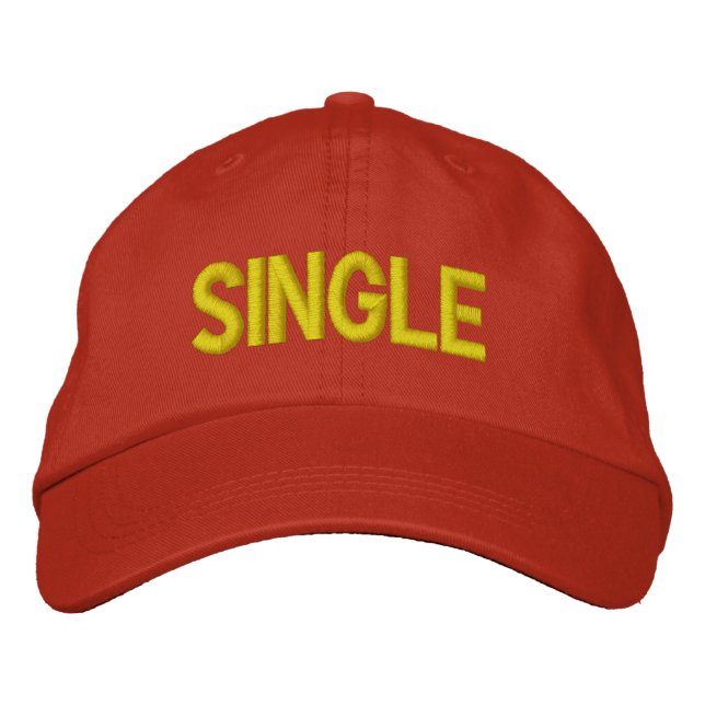 SINGLE EMBROIDERED HAT (Front)