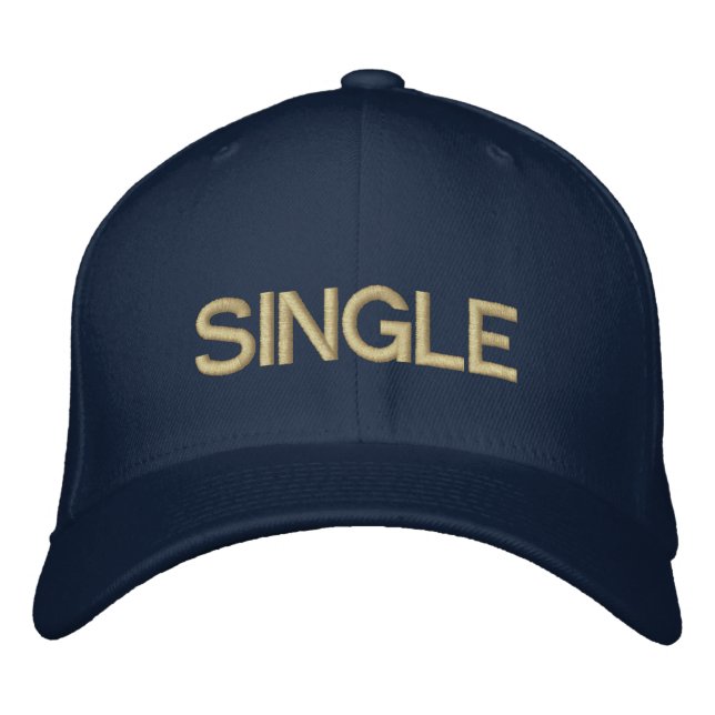SINGLE EMBROIDERED HAT (Front)
