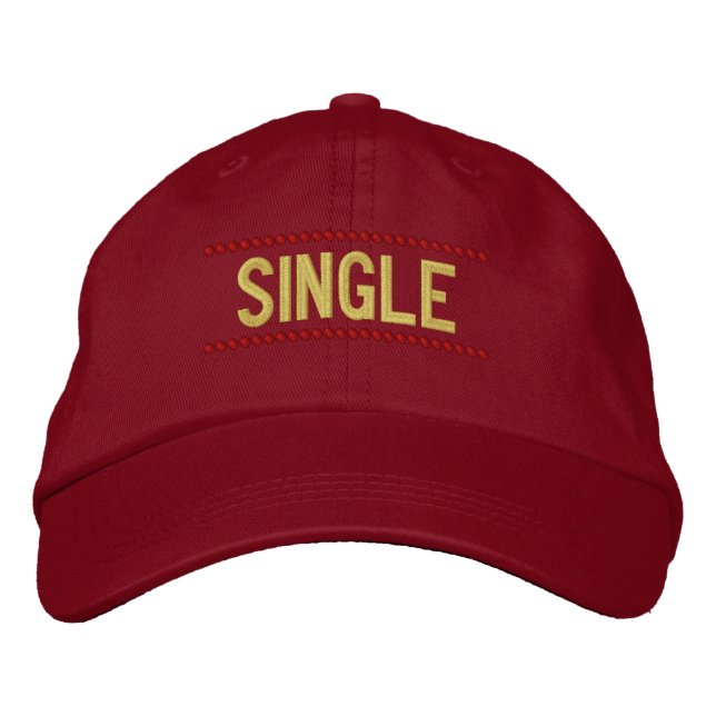 Single Embroidered Hat (Front)