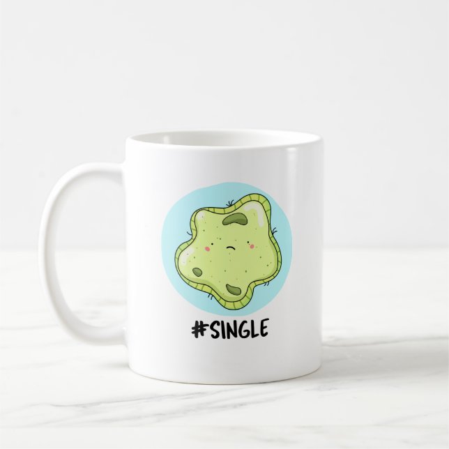 #Single Funny Solo Cell Biology Pun  Coffee Mug (Left)