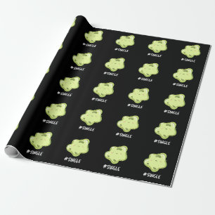 #Single Funny Solo Cell Biology Pun Dark BG Wrapping Paper