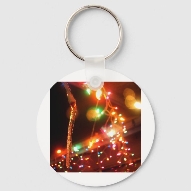 Single Icicle Keychain (Front)
