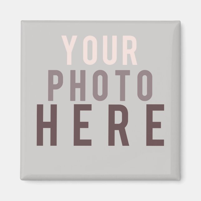 Single Image |  Photo Template | DIY Magnet (Front)