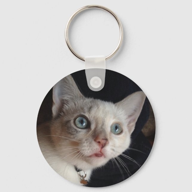 Single Instagram Photo Keychain (Front)