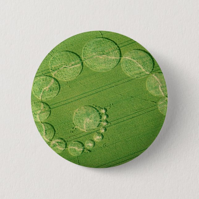 Single Julia Crop Circle 2 Inch Round Button (Front)