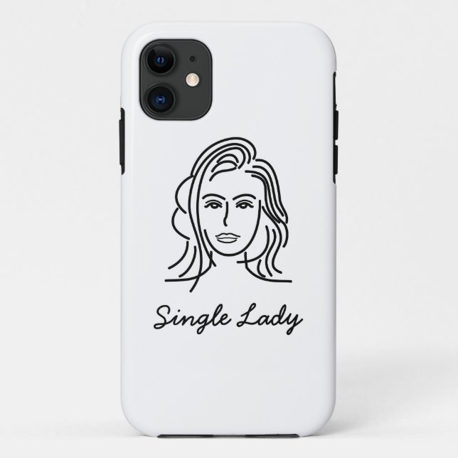 Single Lady Iphone Case (Back)