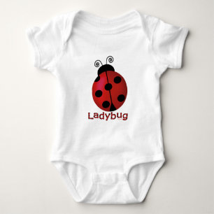Single Ladybug Baby Bodysuit