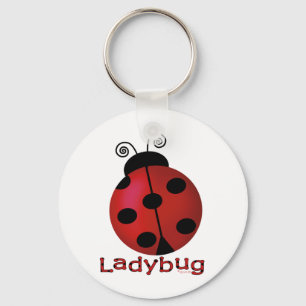 Single Ladybug Keychain