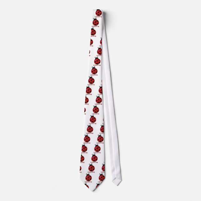 Single Ladybug Tie (Front)