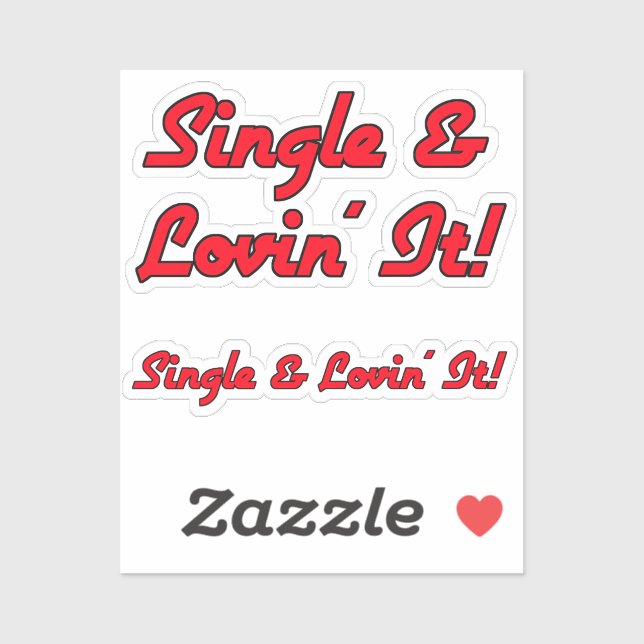 Single & Lovin' It! Scrap Book (Sheet)