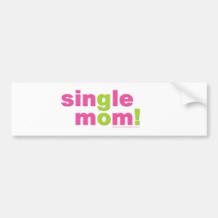 Single Mom Love by MDillon Designs Bumper Sticker