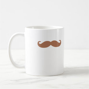 single moustache coffee mug
