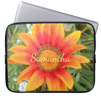 Single Orange Flower Personalised