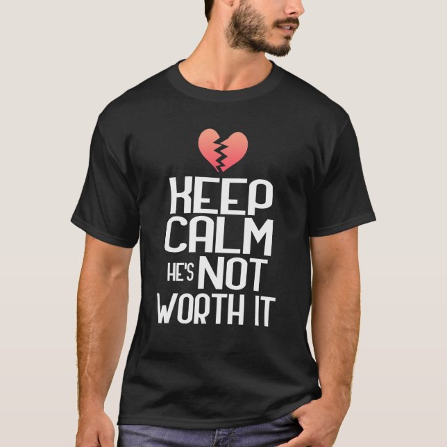 Single Person Awareness Breakup Divorce Anti VLTD T-Shirt (Front)