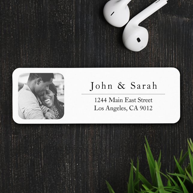 Single Photo Template Return Label Stickers (Creator Uploaded)