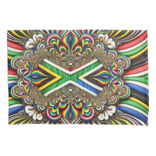 Single Pillowcase with South African Colours