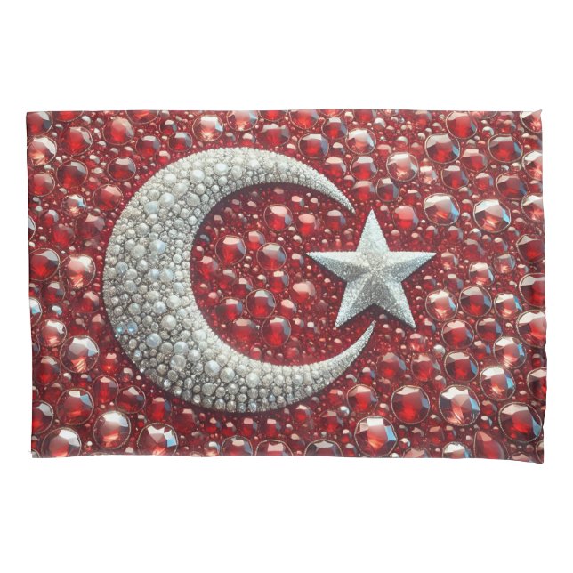 Single Pillowcase with Turkish Colours (Front)