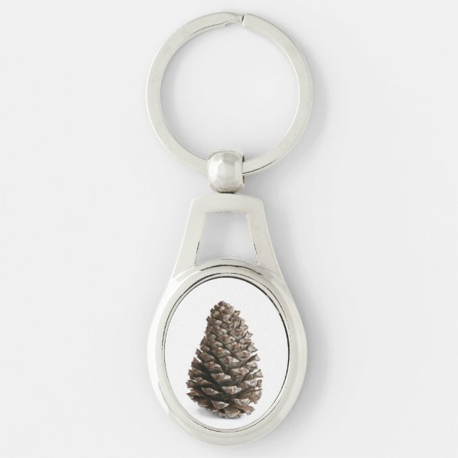 Single pinecone keychain (Front)