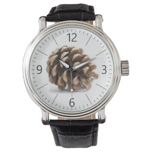 Single pinecone watch