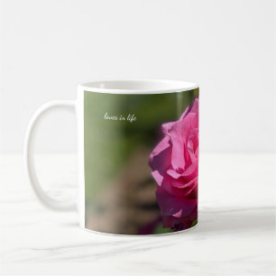 Single Pink Rose  Coffee Mug