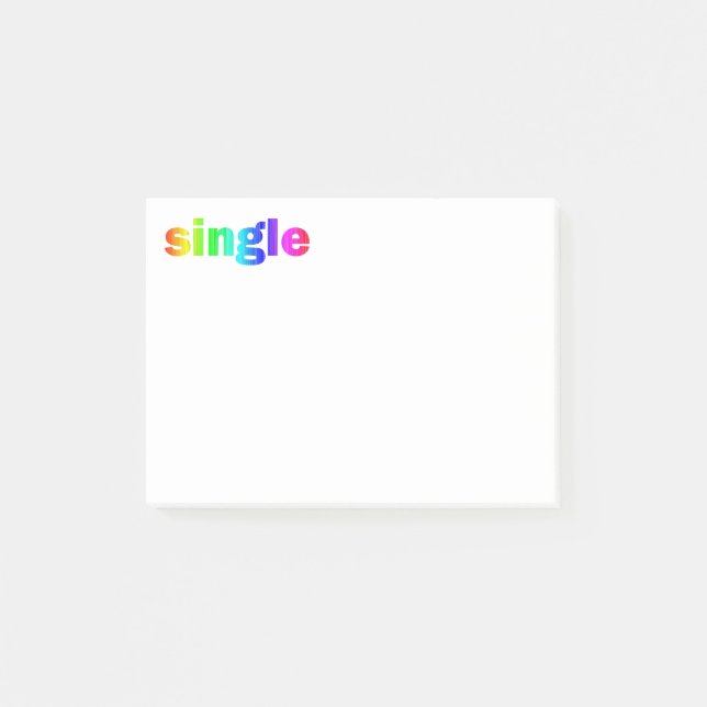 Single Post-it Notes (Front)