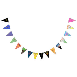 Single ready to mingle, Single and strong Bunting Flags