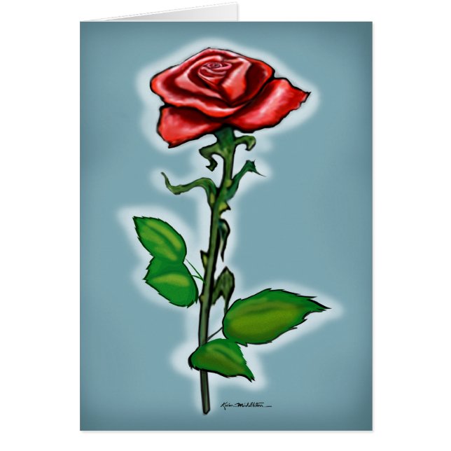 Single Red Rose (Front)
