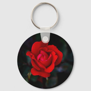 Single Red Rose... Keychain