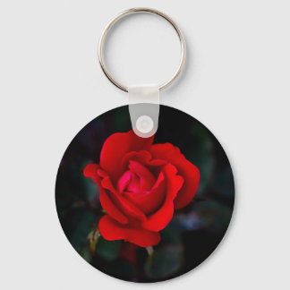 Single Red Rose... Keychain