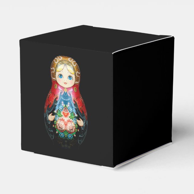 Single Russian doll Favor Box (Back Side)