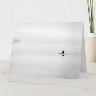 Single Scull Minimalism Card