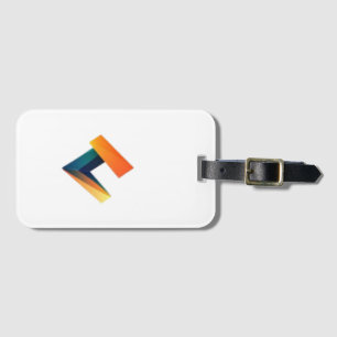 Single-sided w/ Card Slot with logo. Luggage Tag