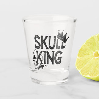 Single, simple, skull design shot glass